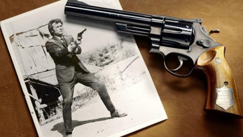 Try shooting from the revolver that gain its popularity by movie Dirty Harry