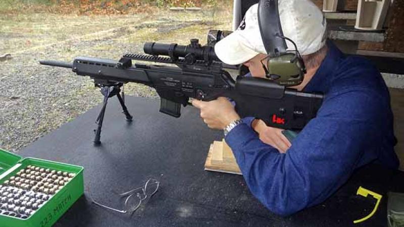 Enjoy adrenaline shooting with Heckler & Koch rifle