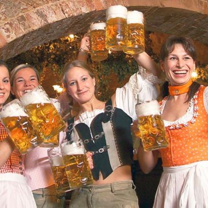 You can enjoy company of beautiful barmaids in pubs